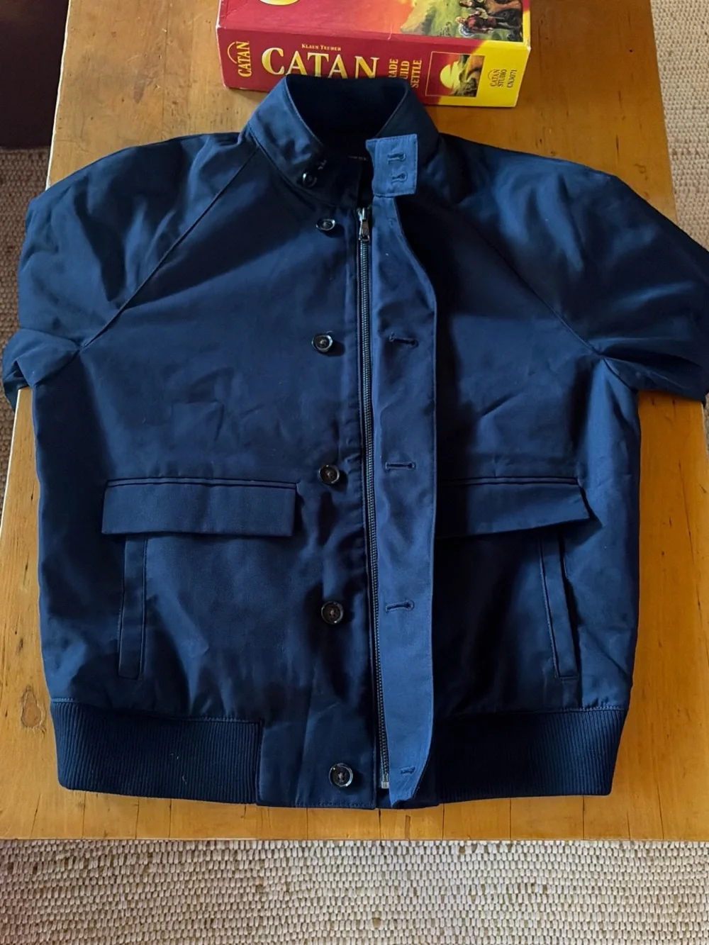 Banana Republic Navy Men's Bomber Jacket